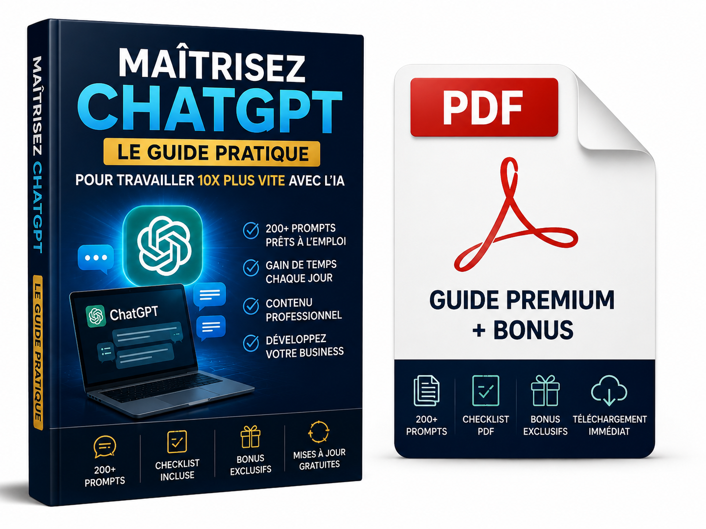 MAÎTRISEZ CHATGPT — Le Guide Pratique pour Travailler 10× Plus Vite avec l'IA