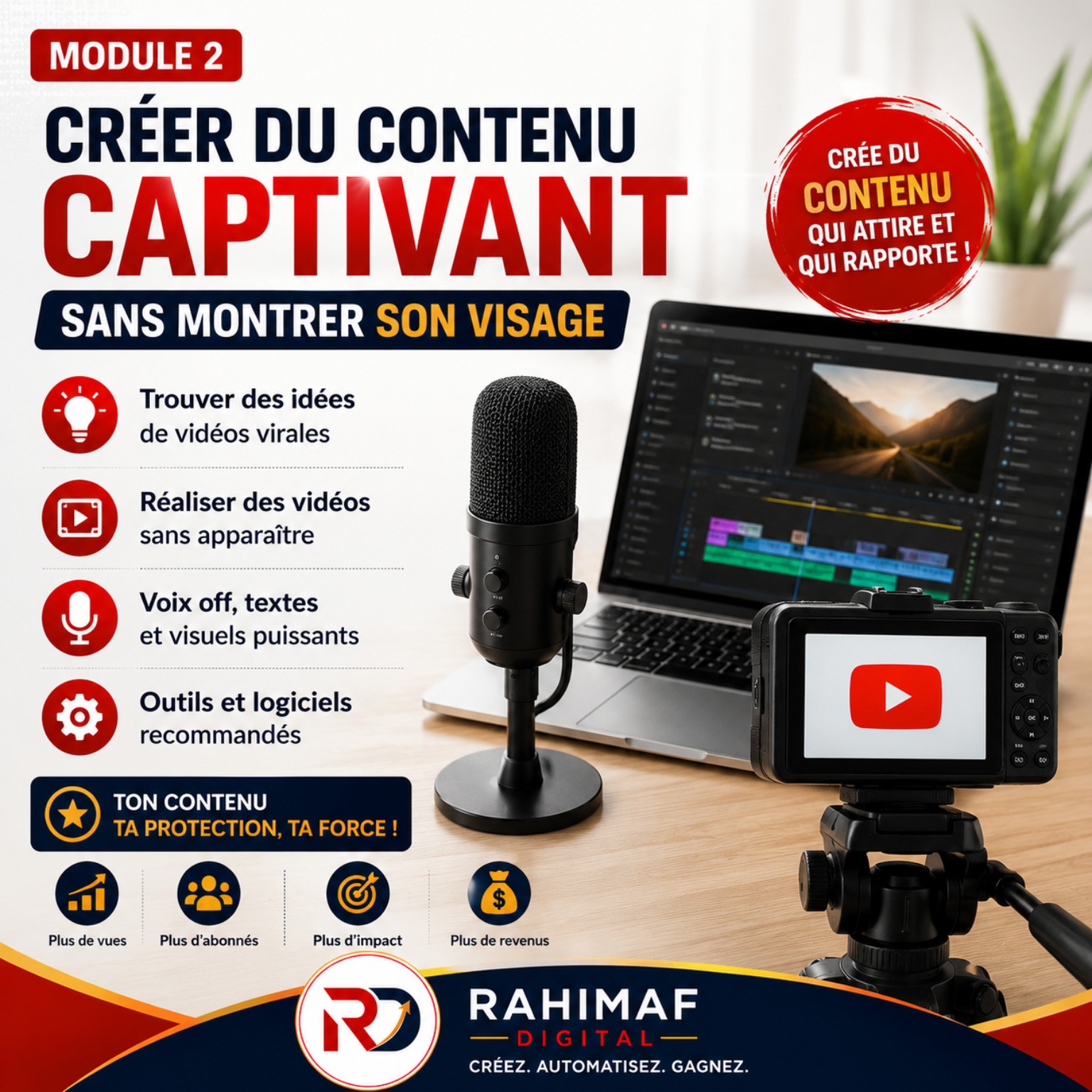 YouTube — Créer une chaîne et des vidéos avec ou sans visage